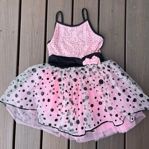 Curtain Call Child Large Pink Dance/Recital/Competition Costume